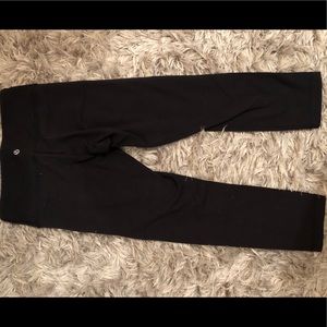 Lululemon wunder under lowrise crop leggings sz 4